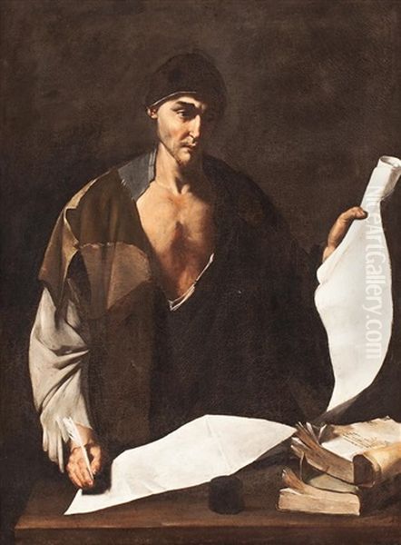 Arquimedes Oil Painting by Jusepe de Ribera