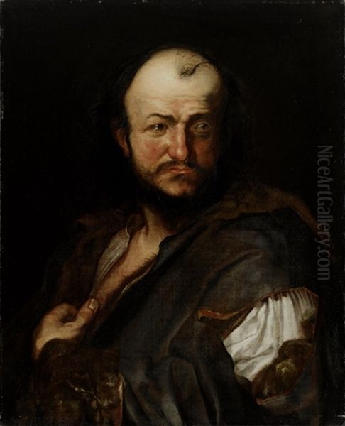 Mannerportrait Oil Painting by Jusepe de Ribera