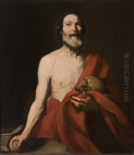 Der Heilige Hieronymus Oil Painting by Jusepe de Ribera