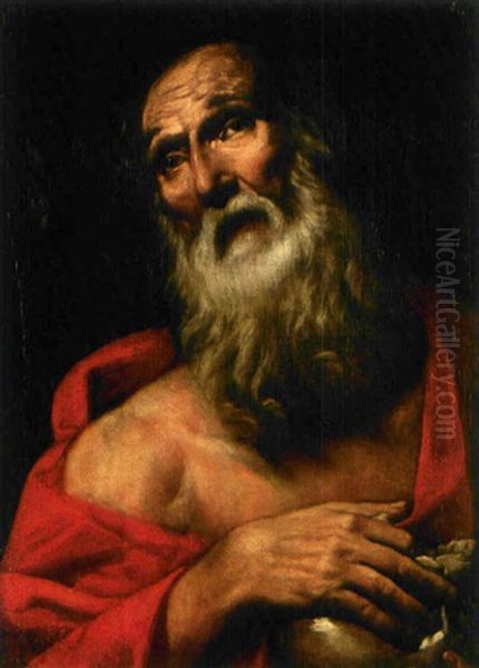 St. Hieronymus Oil Painting by Jusepe de Ribera