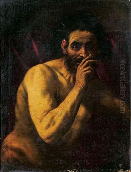 Un Satyre Oil Painting by Jusepe de Ribera