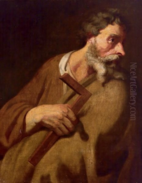 Bildnis Eines Heiligen Oil Painting by Jusepe de Ribera