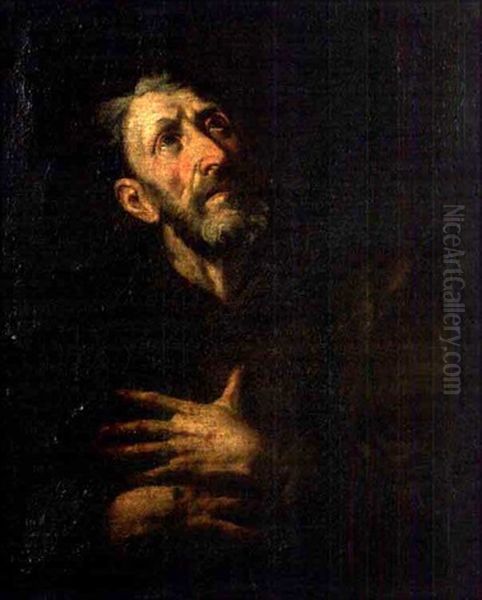 Saint Francis Oil Painting by Jusepe de Ribera