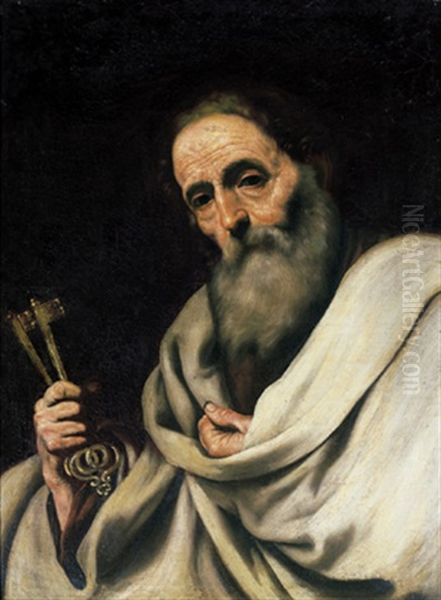 San Pietro, Der Heilige Petrus Oil Painting by Jusepe de Ribera