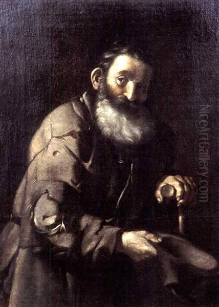 Un Mendiant Oil Painting by Jusepe de Ribera