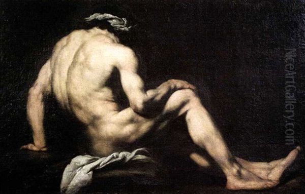 Academie D'homme Oil Painting by Jusepe de Ribera