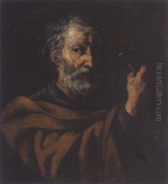 Der Heilige Petrus (san Pietro) Oil Painting by Jusepe de Ribera