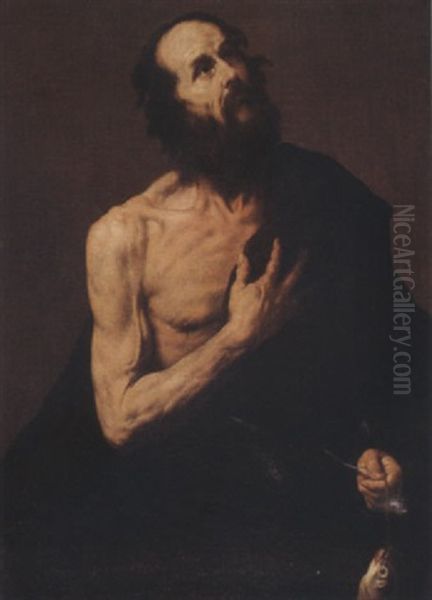 Der Heilige Petrus Oil Painting by Jusepe de Ribera