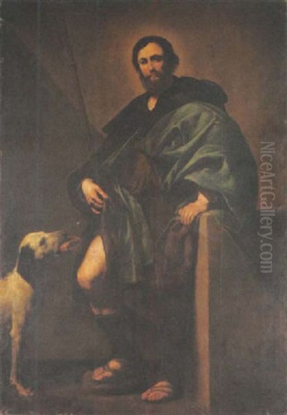 Der Heilige Rochus Oil Painting by Jusepe de Ribera