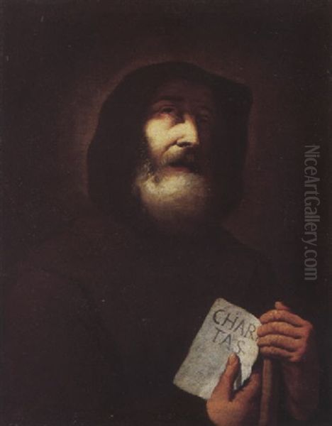 Saint Francis Of Paula Oil Painting by Jusepe de Ribera