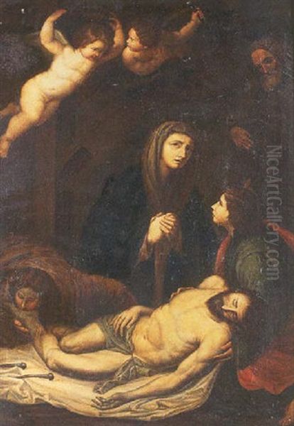 Descendimiento Oil Painting by Jusepe de Ribera