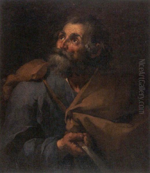 Abraham Contemplating The Sacrifice Of Isaac Oil Painting by Jusepe de Ribera