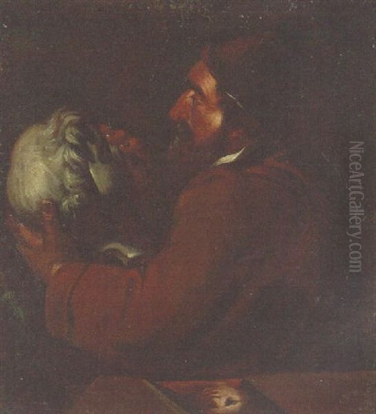 The Sense Of Touch Oil Painting by Jusepe de Ribera