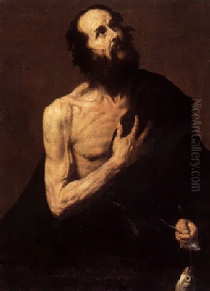 Der Hl. Petrus Als Fischer Oil Painting by Jusepe de Ribera