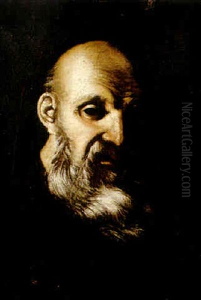 Mansportratt Oil Painting by Jusepe de Ribera