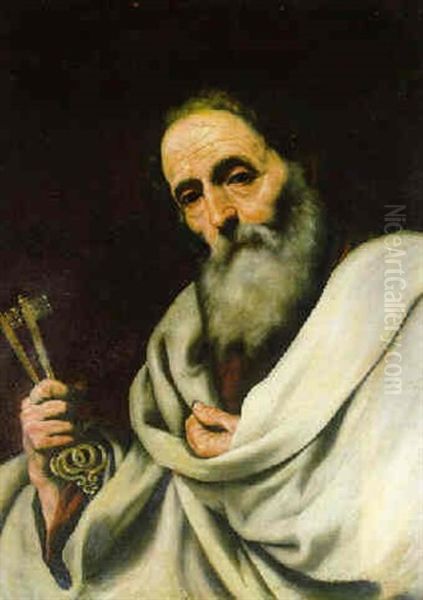 San Pietro Oil Painting by Jusepe de Ribera