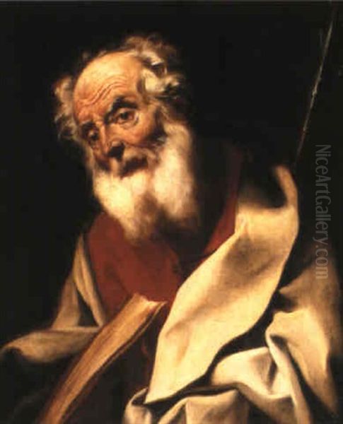 St. Thomas Oil Painting by Jusepe de Ribera