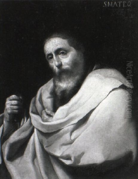 St. Matthew Oil Painting by Jusepe de Ribera