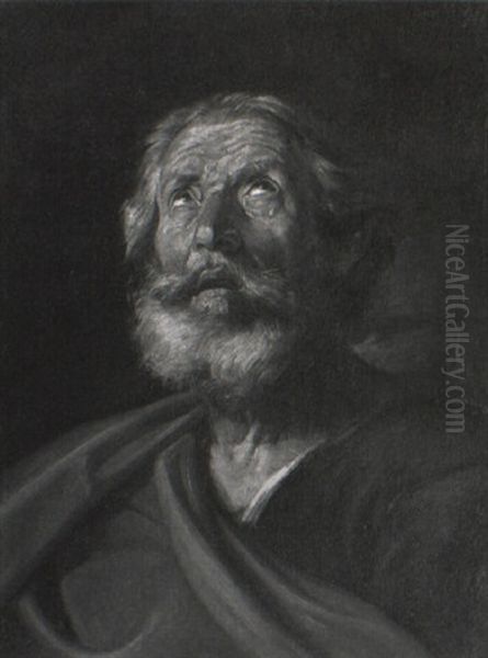 The Penitent St. Peter Oil Painting by Jusepe de Ribera