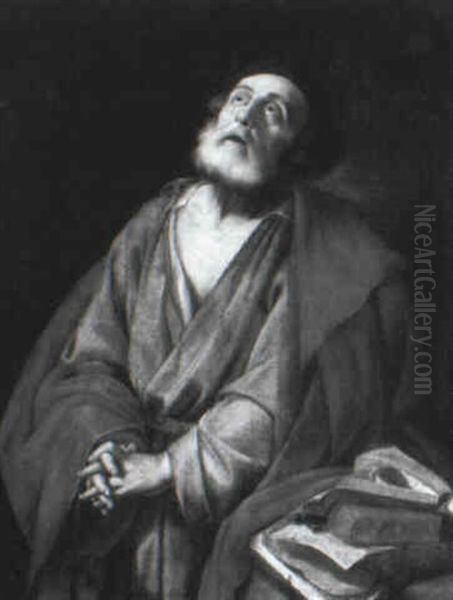 The Penitent St. Peter Oil Painting by Jusepe de Ribera