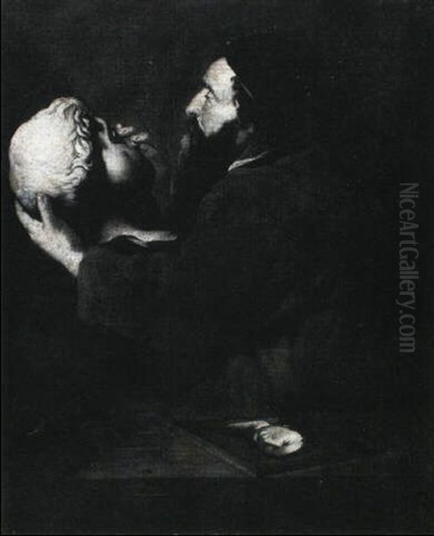 Sense Of Touch Oil Painting by Jusepe de Ribera