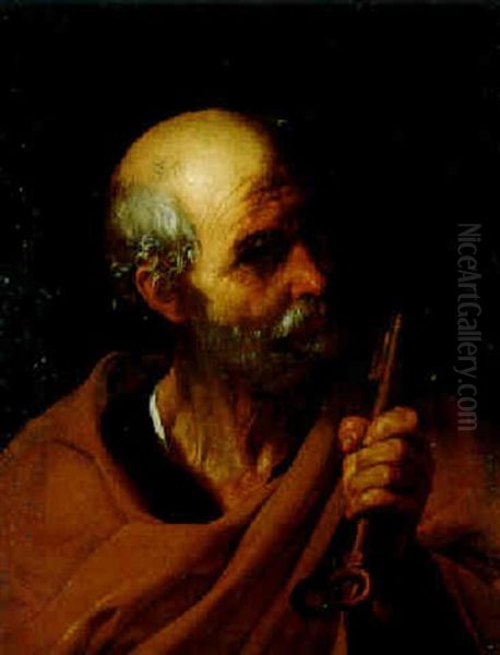 S. Pietro Oil Painting by Jusepe de Ribera