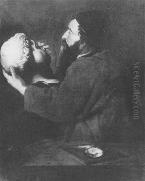 Sense Of Touch Oil Painting by Jusepe de Ribera