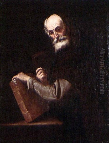 An Architect Oil Painting by Jusepe de Ribera