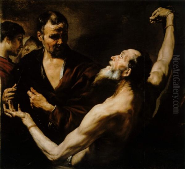 The Martyrdom Of St Bartholomew Oil Painting by Jusepe de Ribera