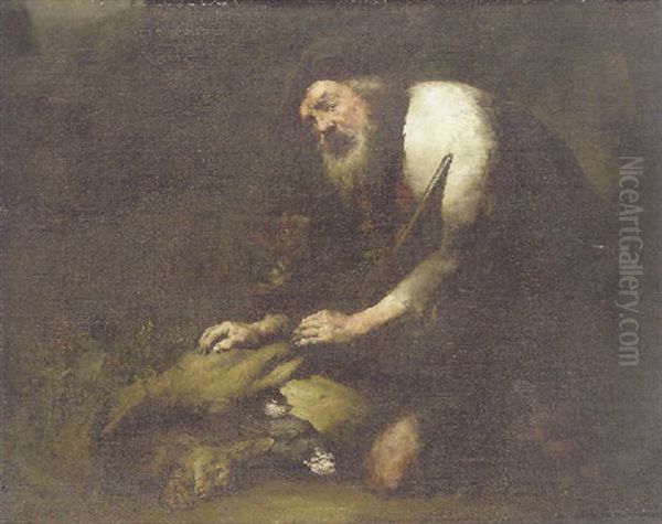 The Poacher by Theodule Ribot