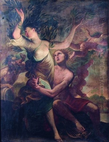 Apollon Et Daphnee Oil Painting by Pietro Ricchi