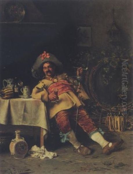 Ein Guter Jahrgang Oil Painting by Arturo Ricci