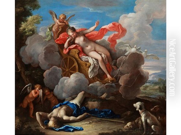 Venus Trauert Um Adonis Oil Painting by Sebastiano Ricci