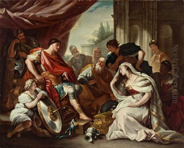 Die Enthaltsamkeit Oder Auch Der Grosmut Des Scipio Oil Painting by Sebastiano Ricci