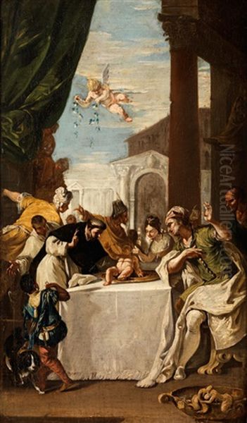 Religiose Szene Oil Painting by Sebastiano Ricci