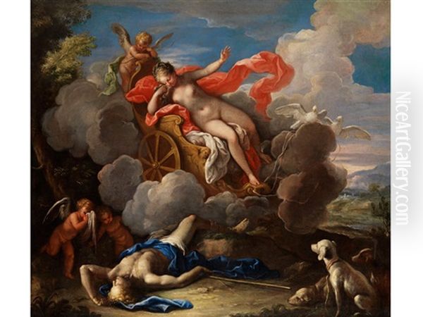 Venus Trauert Um Adonis Oil Painting by Sebastiano Ricci