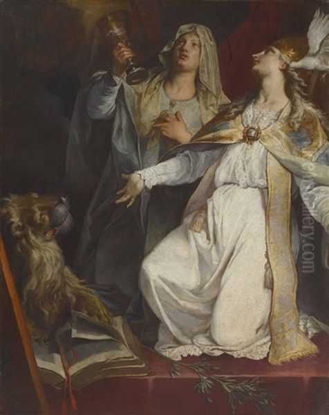 Religiose Allegorie Oil Painting by Sebastiano Ricci