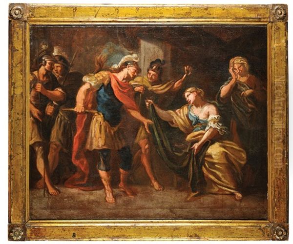 A Scene From The Life Of Alexander The Great Oil Painting by Sebastiano Ricci