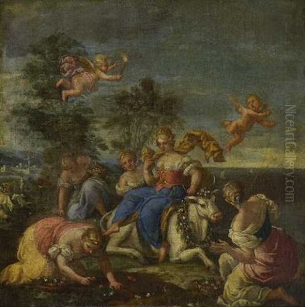 Raub Der Europa Oil Painting by Sebastiano Ricci