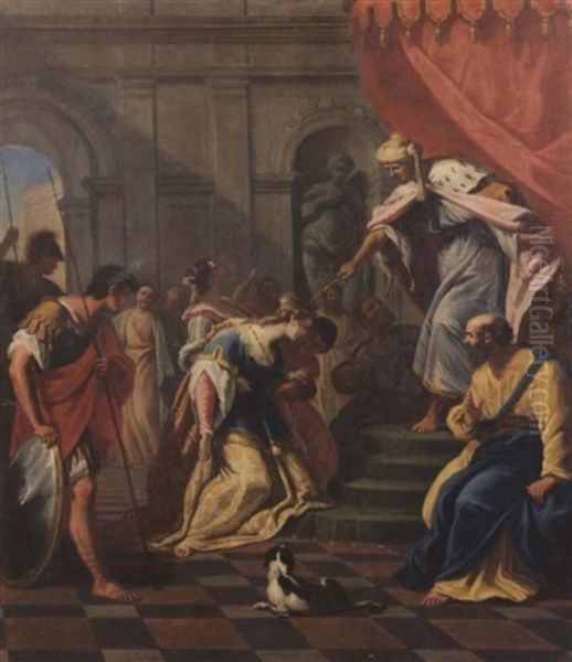 Ester Ed Assuero Oil Painting by Sebastiano Ricci