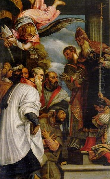 La Consagracion De San Nicolas Oil Painting by Sebastiano Ricci