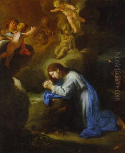 The Agony In The Garden Oil Painting by Sebastiano Ricci