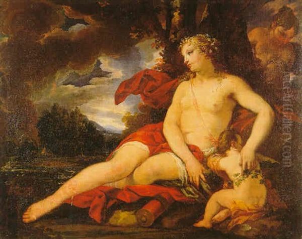 Venus Y Cupido Oil Painting by Sebastiano Ricci