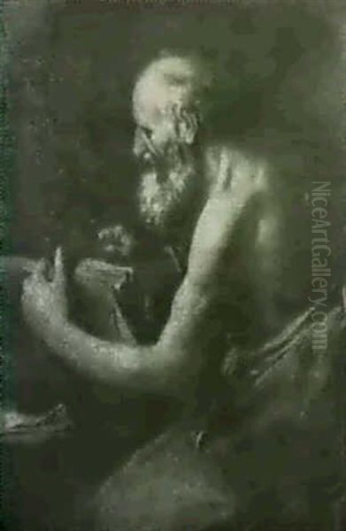 Saint Jerome Oil Painting by Sebastiano Ricci