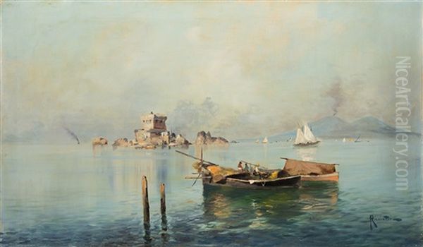 Fortezza Di Rovigliano Oil Painting by Oscar Ricciardi