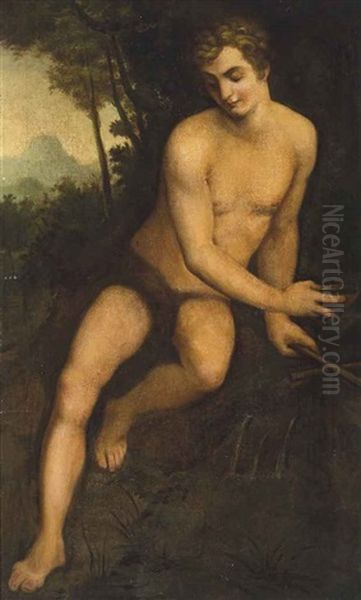 Saint John The Baptist Oil Painting by Daniele (da Volterra) Ricciarelli