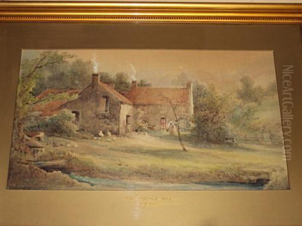 Troutsdale Mill Oil Painting by Frederick William Booty