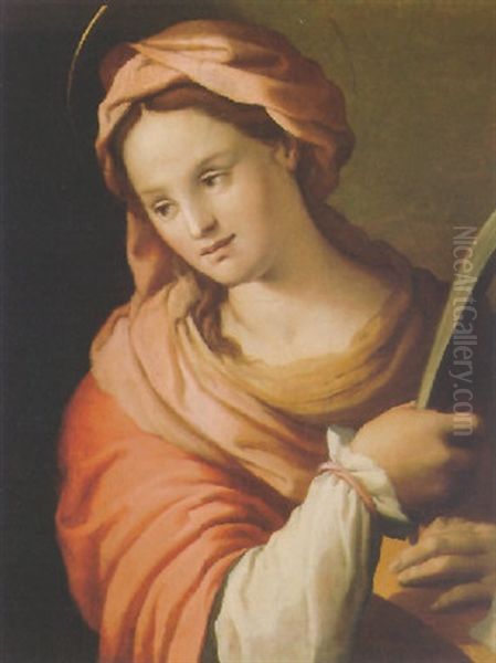 Saint Catherine Oil Painting by Daniele (da Volterra) Ricciarelli