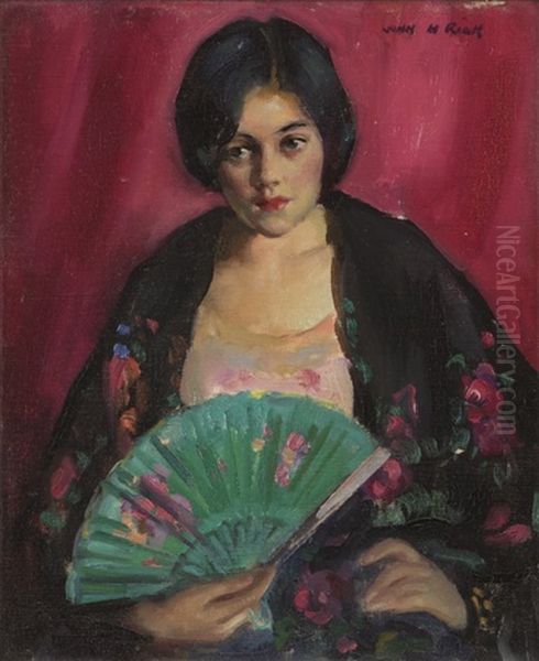 Carmen Oil Painting by John Hubbard Rich