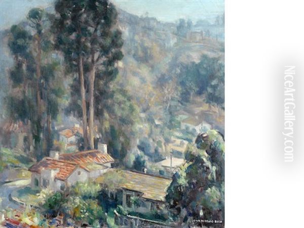 Hollywood Hills Oil Painting by John Hubbard Rich